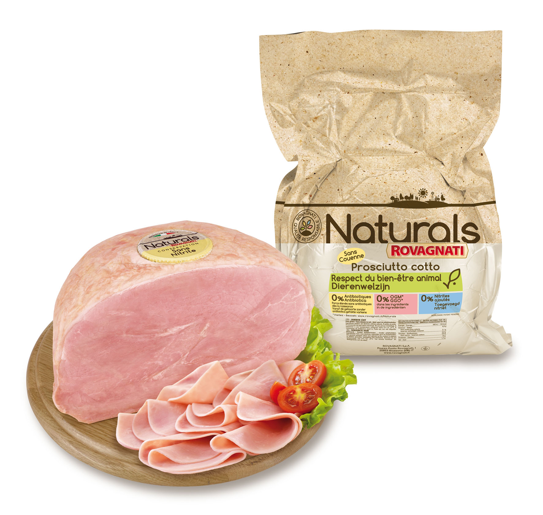 JAMBON CUIT SANS NITRITE ROVAGNATI